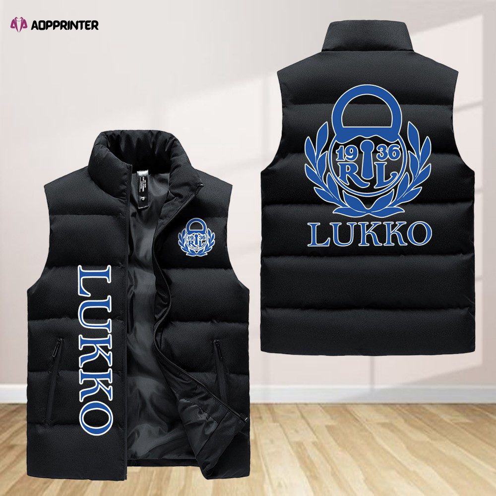 rauman lukko sleeveless puffer jacket custom for fans spj0345