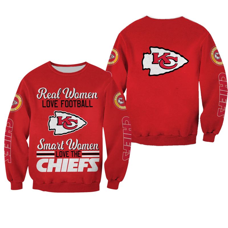 real women love football smart women love the kansas city chiefs sweatshirt new00921058394057 ge908