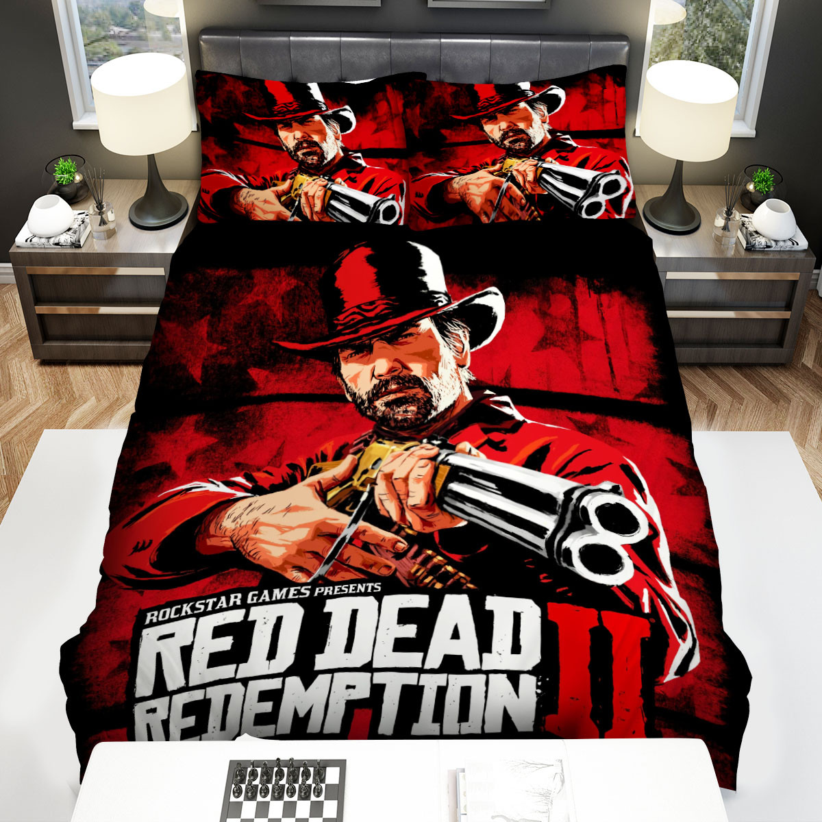 red dead redemption 2 bedding sets duvet cover bed sheets comforter spread jpalk