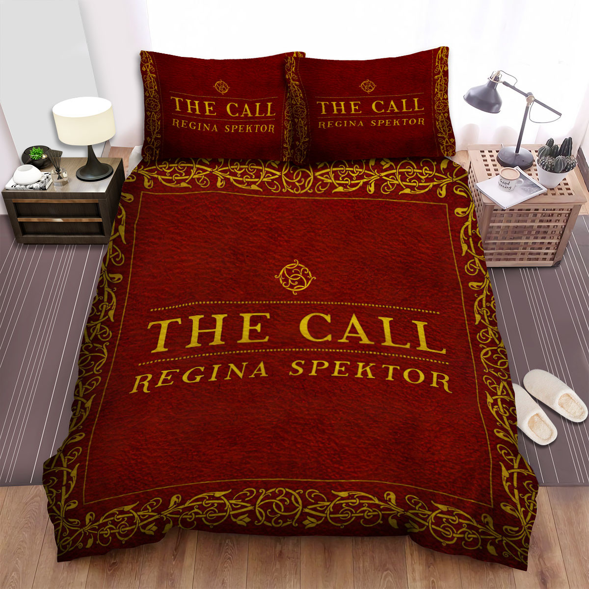 regina spektor the call red background bed sheets spread comforter duvet cover bedding sets ldo7v