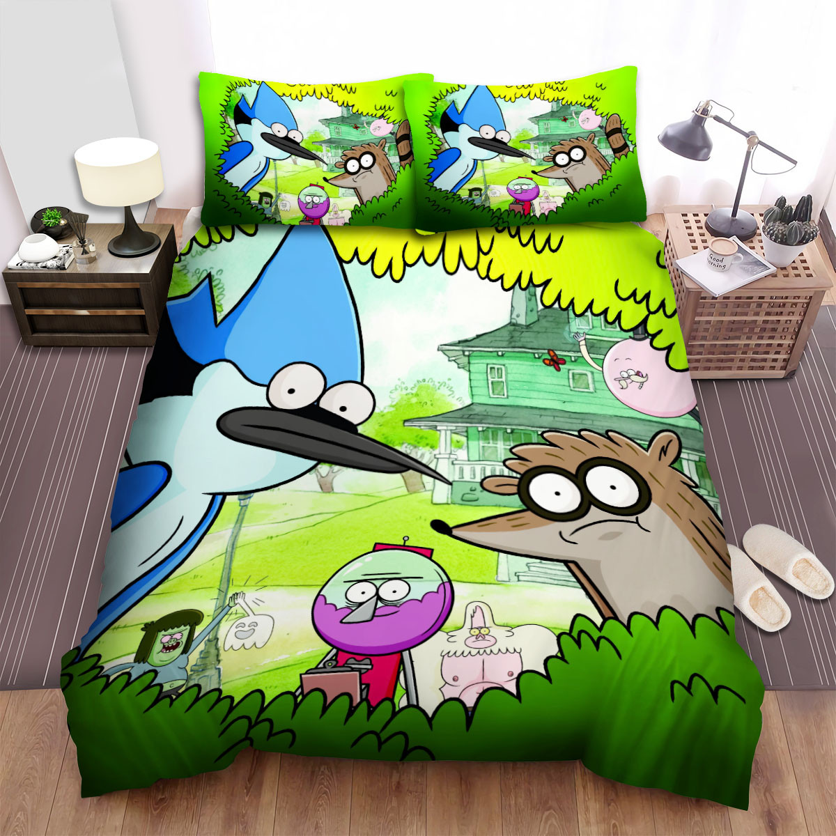 regular show all eyes on you duvet cover bedroom sets comfortable bedding sets jcm9r