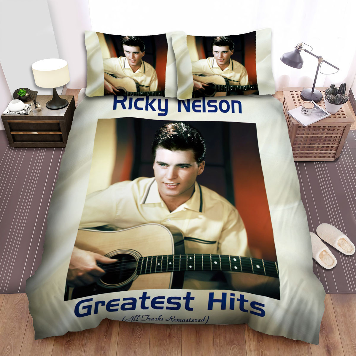 ricky nelson greatest hits bed sheets spread comforter duvet cover bedding sets v6g0z