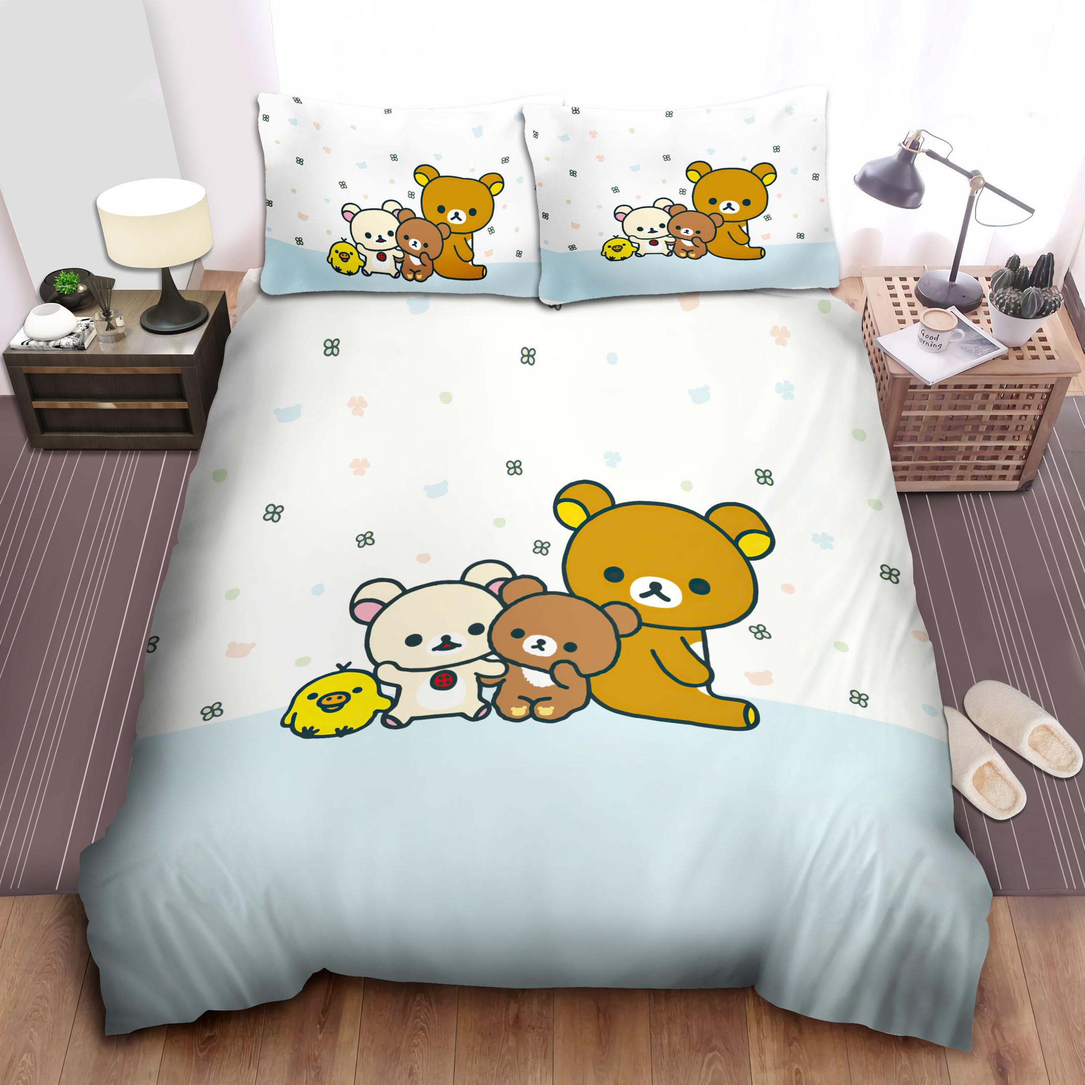 rilakkuma friends duvet cover bedroom sets comfortable bedding sets 2orbc