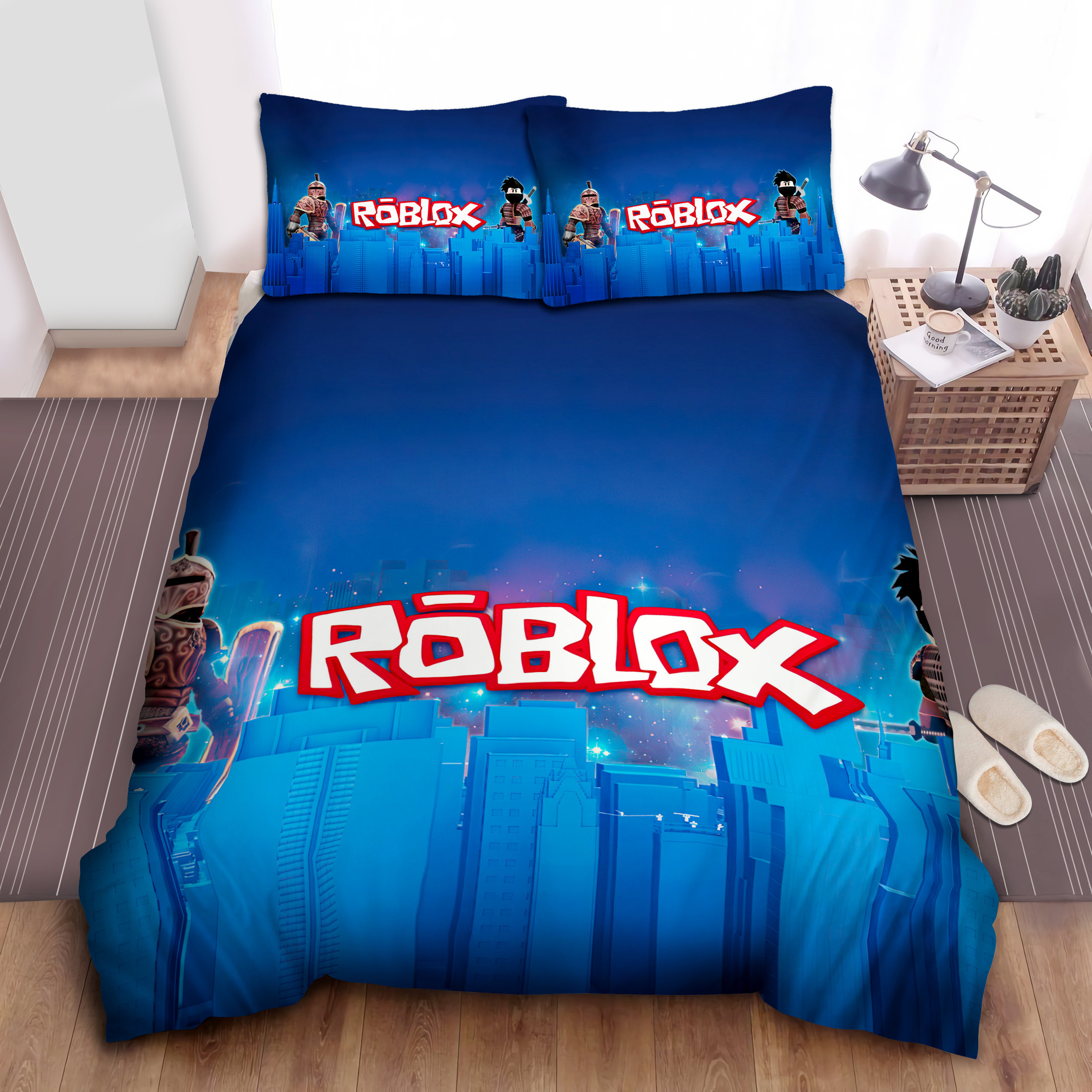 roblox warriors duvet cover bedroom sets comfortable bedding sets mg73s