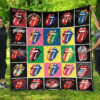 rolling stone sexy lips quilt blanket gift for fan nd19 5td66