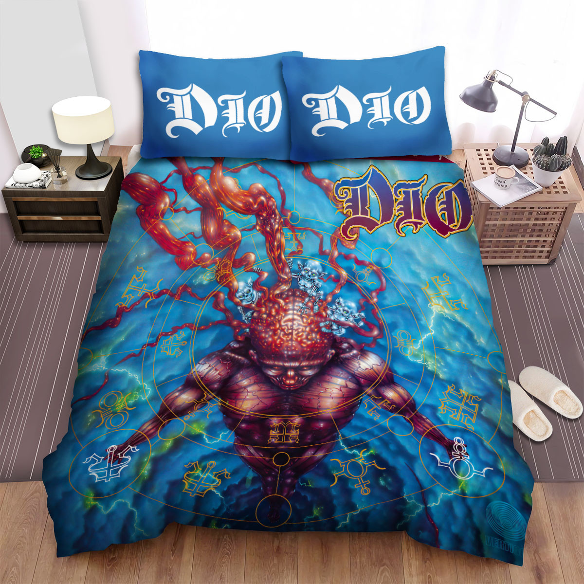 ronnie james dio robot bed sheets spread comforter duvet cover bedding sets vlqbe