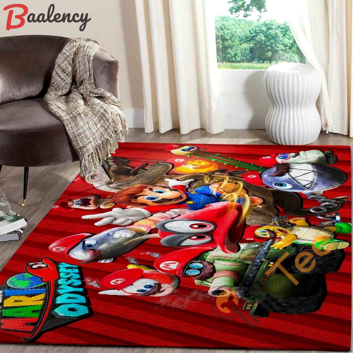 rugs in living room and bedroom super mario area rug rectangle rug 20240621095632553