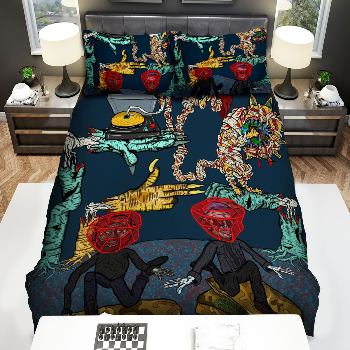 run the jewels dancing with cassette bed sheets spread comforter duvet cover bedding sets u8ayw