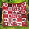 rutgers scarlet knights 1 quilt blanket for fans home decor gift 500x435 1