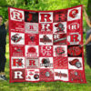 rutgers scarlet knights quilt blanket for fans home decor gift 1q 3