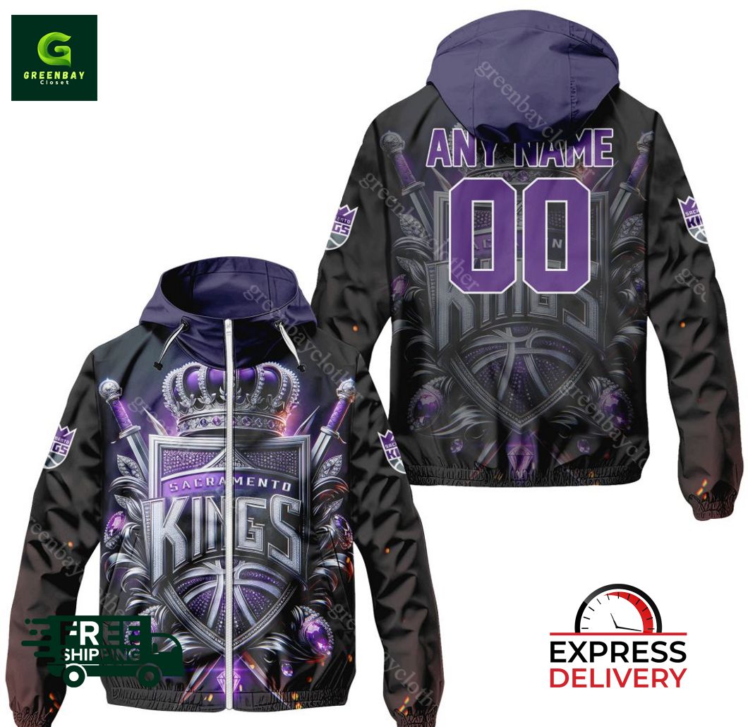 sacramento kings nba personalized windbreaker jacket 1 hQGSe