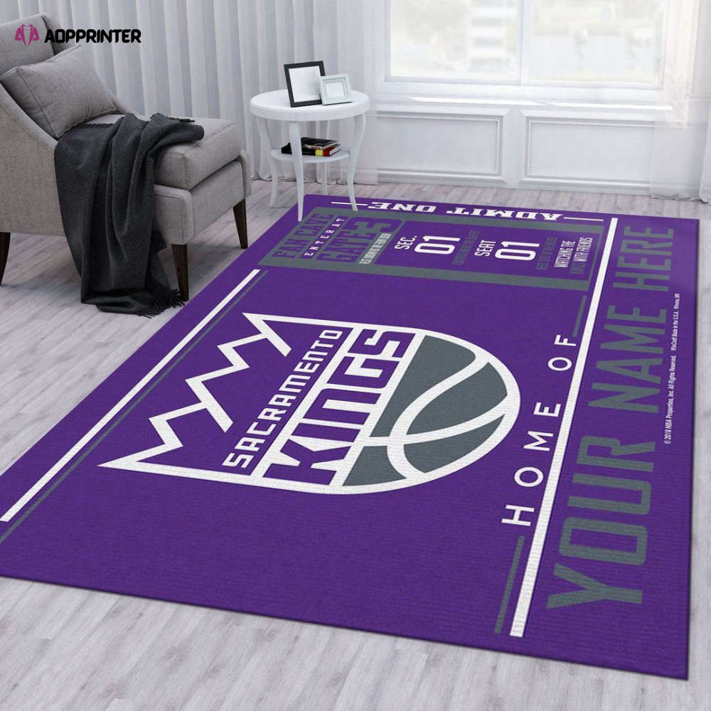 sacramento kings rug living room floor decor fan gifts 3