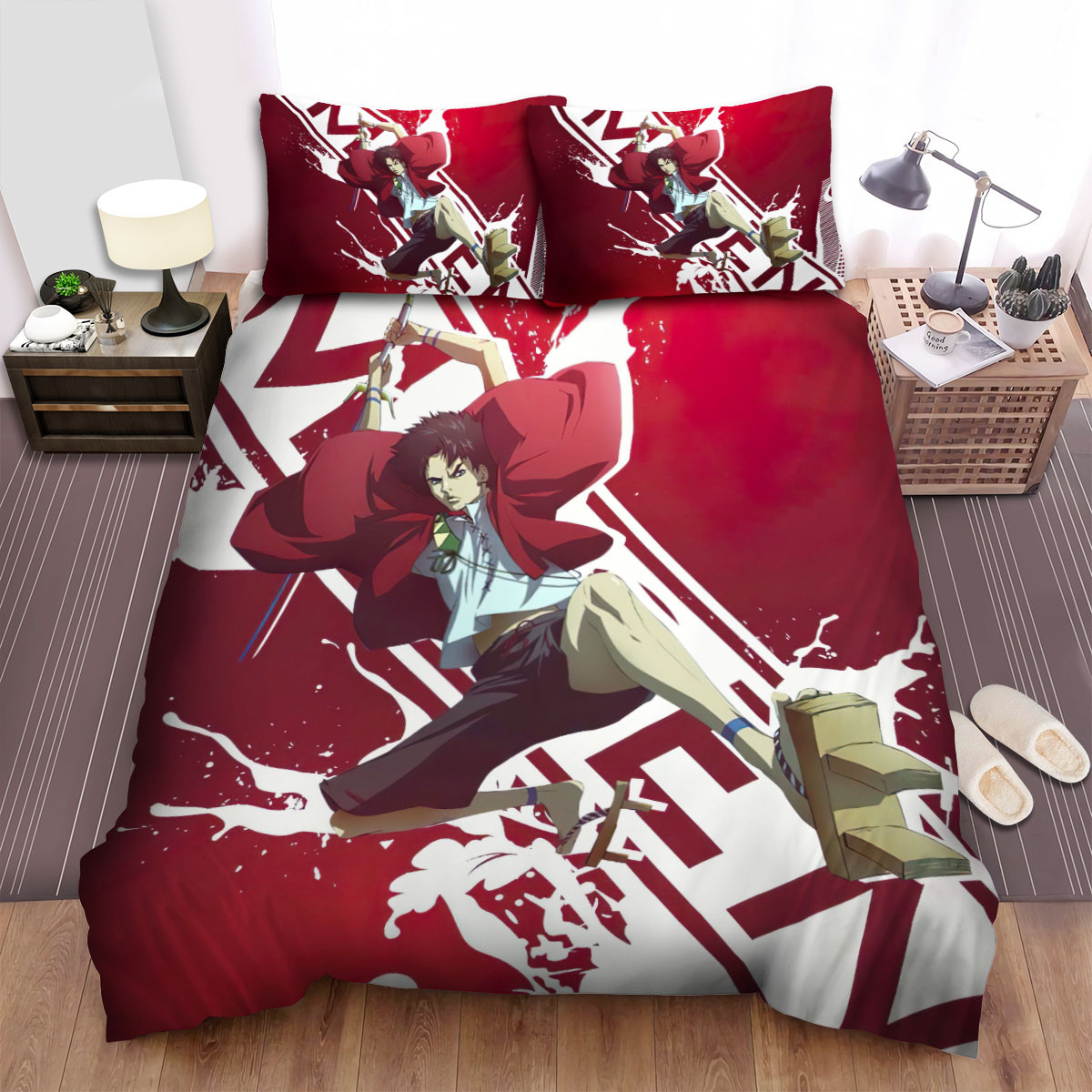 samurai champloo mugen fighting bed sheets spread comforter duvet cover bedding sets kt4xy