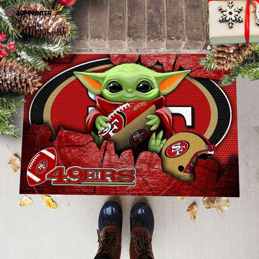 san francisco 49ers doormat best gift for home decor 1 2