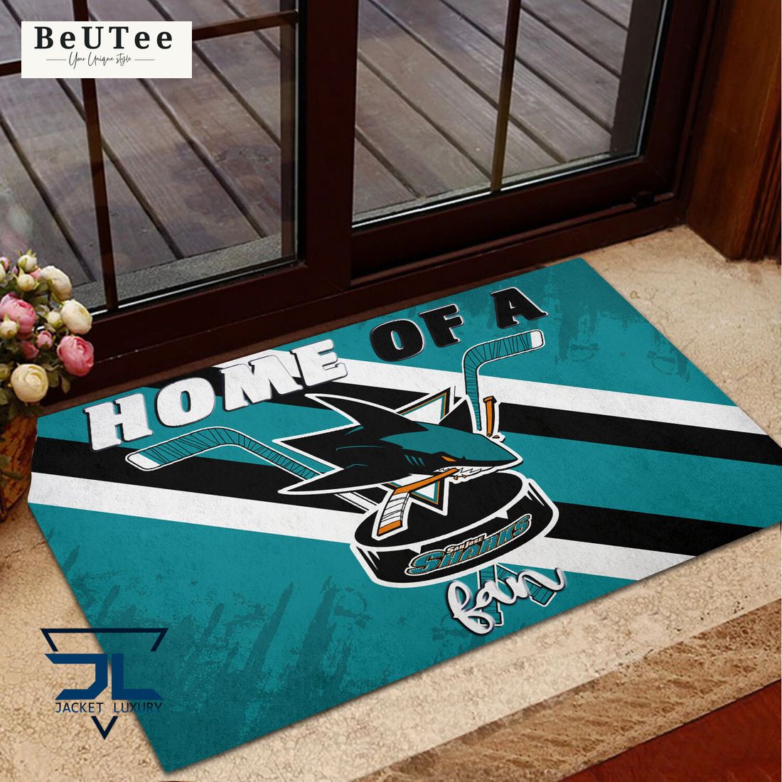 san jose sharks nhl team doormat 1 zNaJk