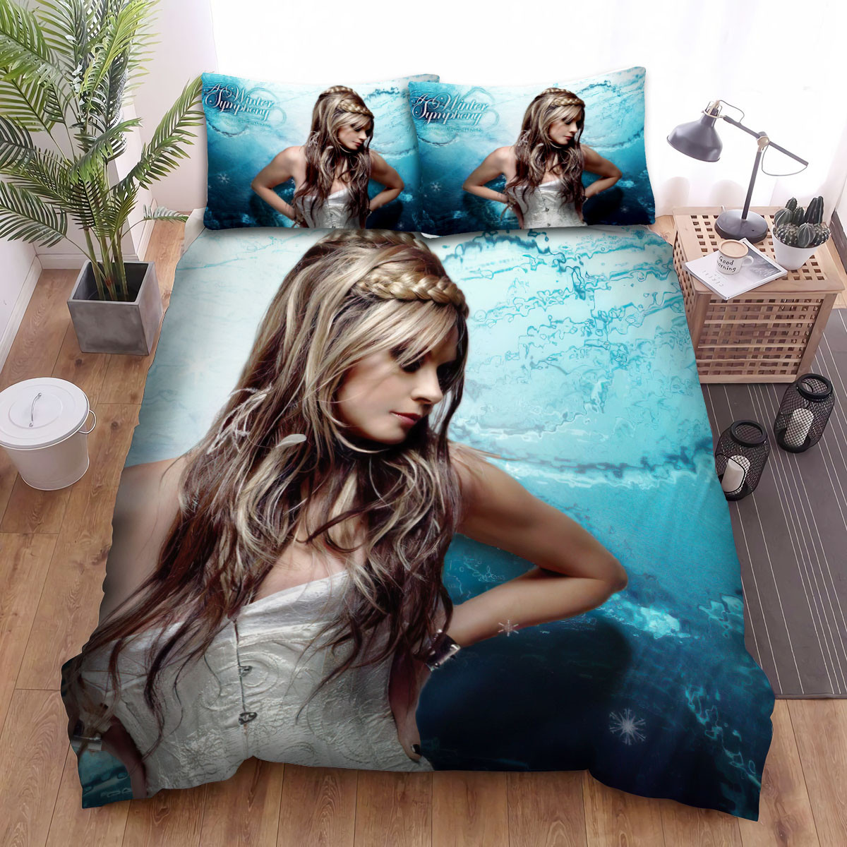 sarah brightman a winter symphony bed sheets spread comforter duvet cover bedding sets y97r4