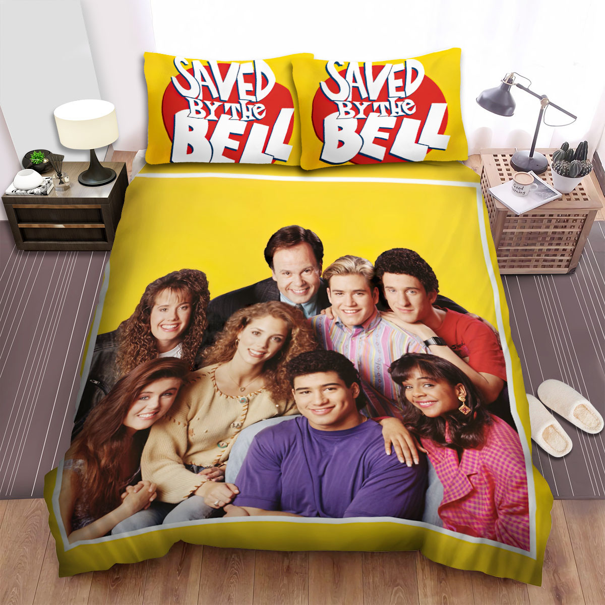 saved by the bell yellow background duvet cover bedroom sets comfortable bedding sets t7jov