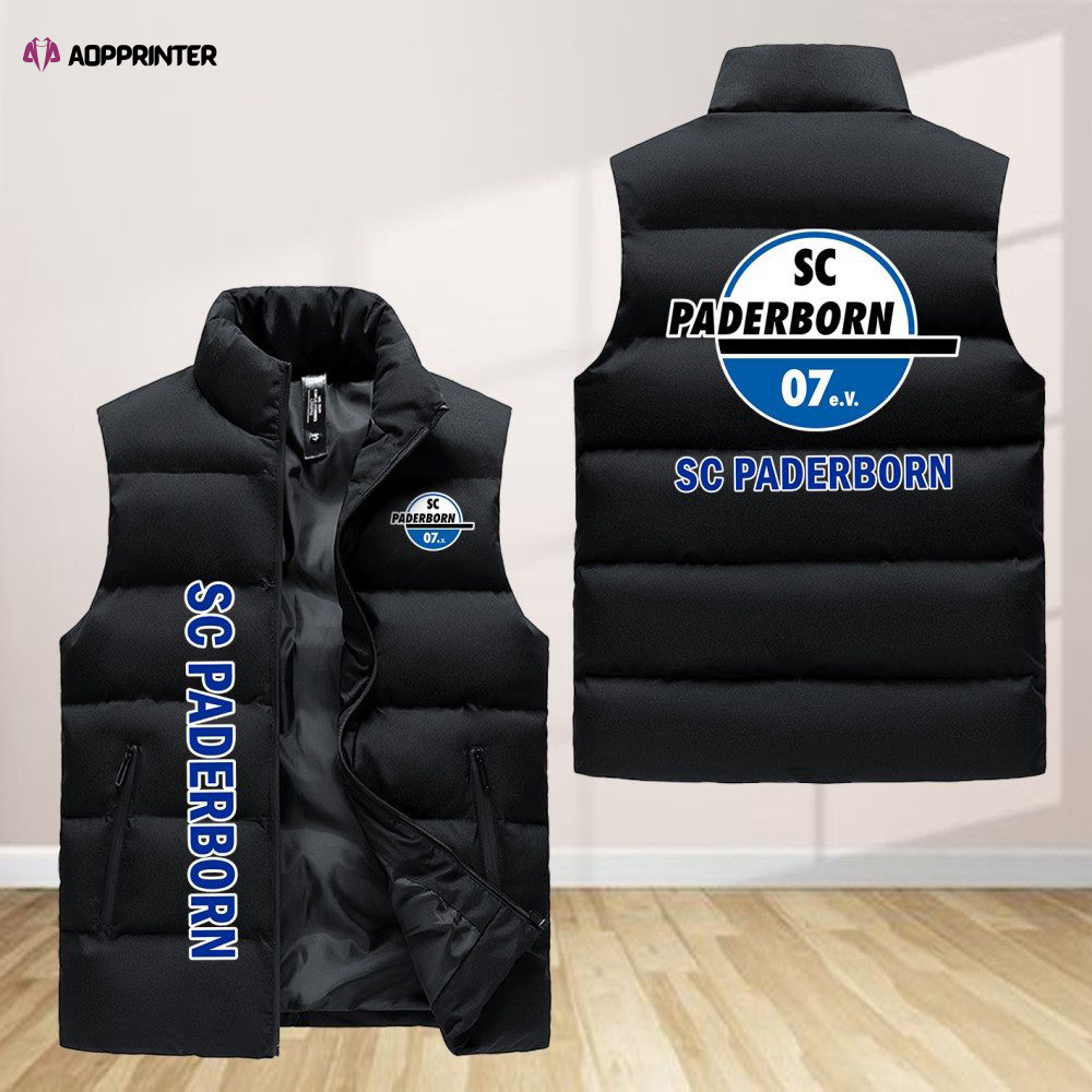 sc paderborn sleeveless puffer jacket custom for fans spj0046