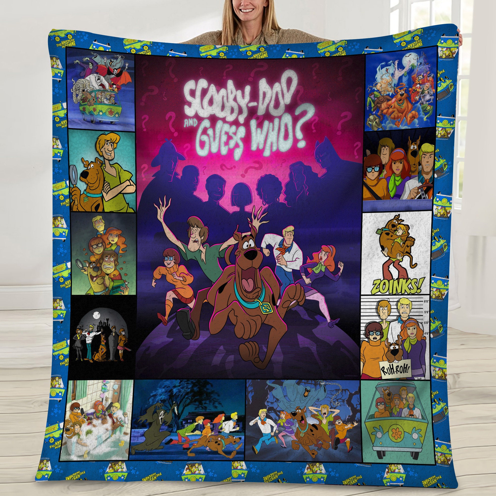 scooby doo and guess who movie blanket le69y