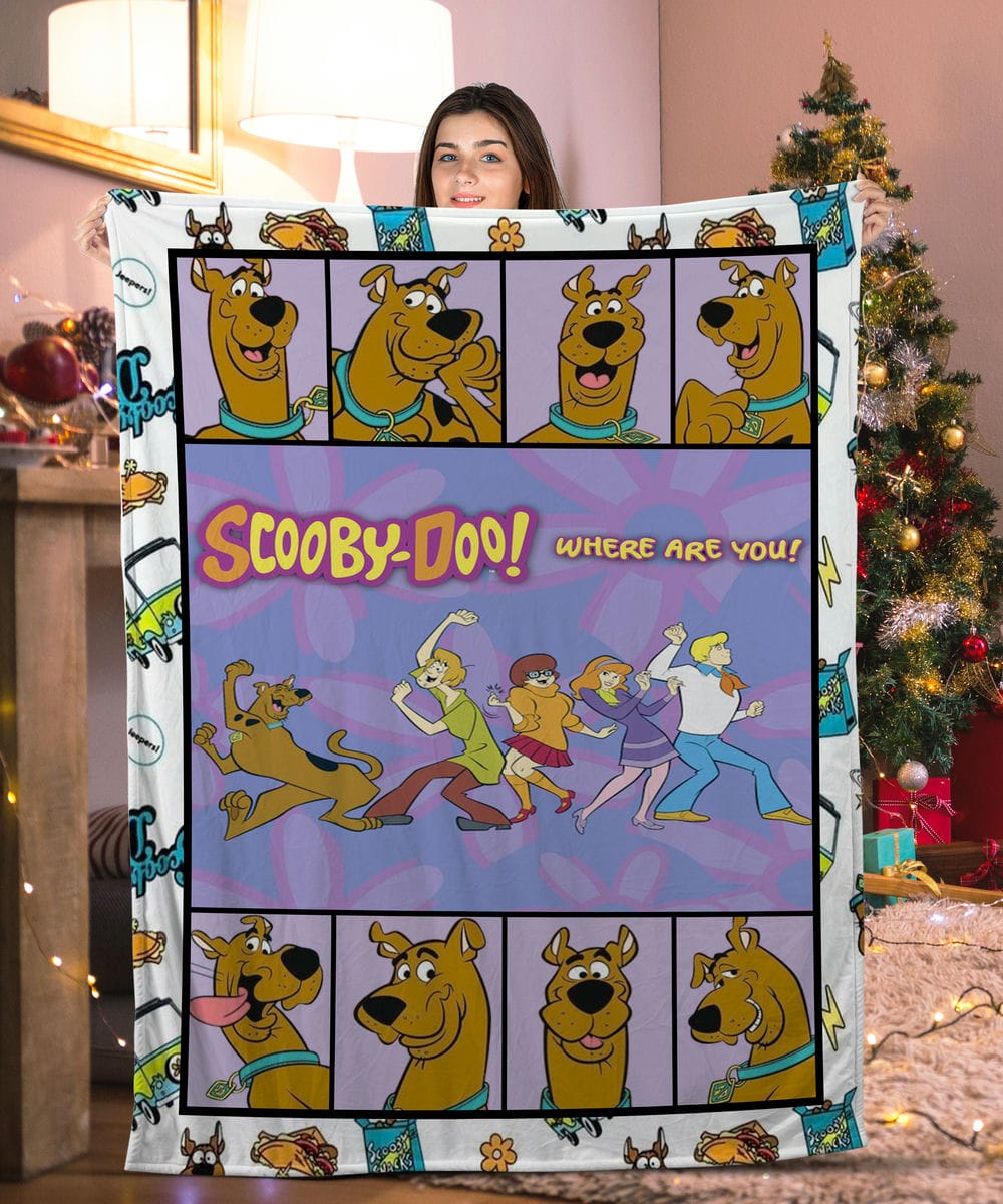 scooby doo expressions scooby doo blanket fwnlk