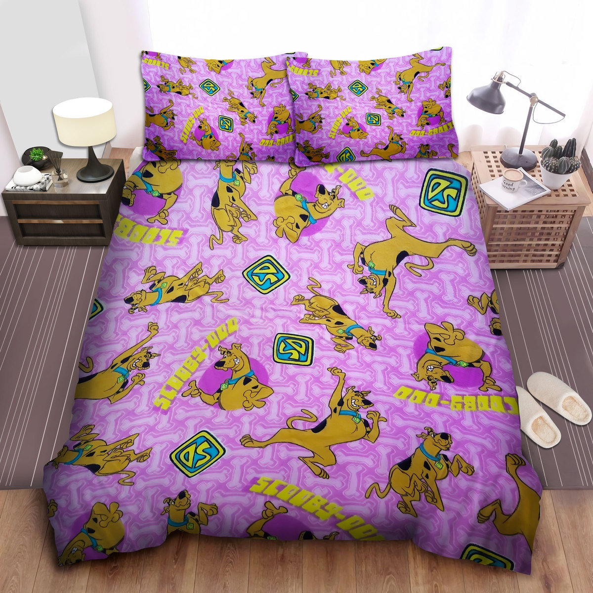 scooby doo movies emotions bedding set duvet cover bed sheets spread uwnei