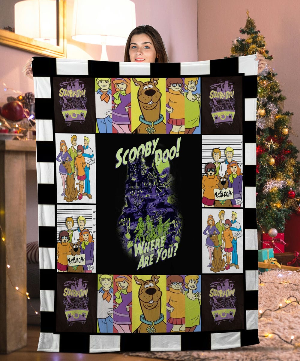 scooby doo where are you scooby doo blanket ohal4