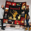 seagrams 7 quilt blanket all i need is whiskey gift idea xvjrv