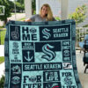 seattle kraken quilt blanket for fans home decor gift 1