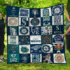 seattle mariners 2 quilt blanket for fans home decor gift1