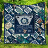 seattle marinersquilt blanket for fans home decor gift 2