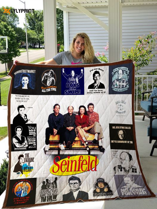 seinfeld quilt blanket for fans home decor gift