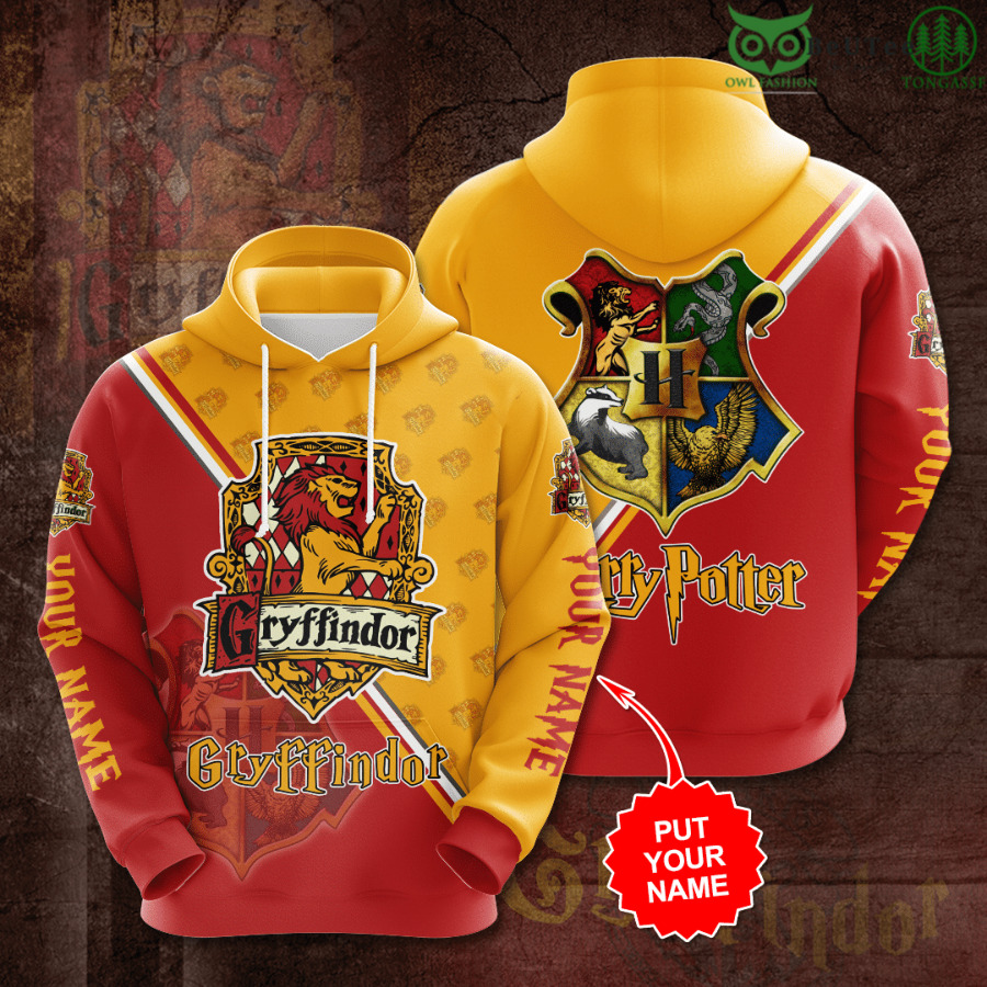 sejGk4O6 ePTjKrpP 6 Hogwarts School Harry Potter Gryffindor Personalized 3D Hoodie