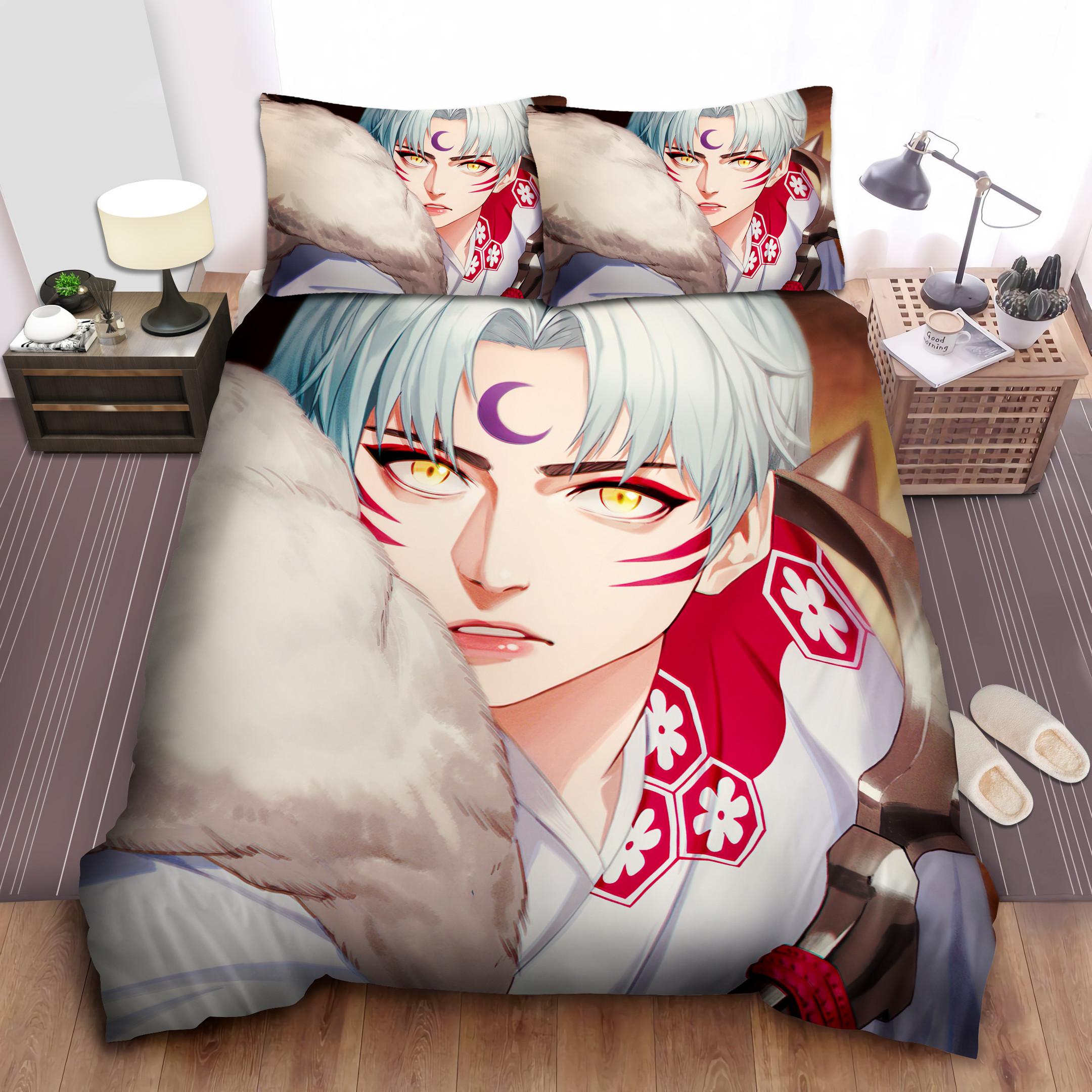 sesshomaru face duvet cover bedroom sets comfortable bedding sets ac1i2