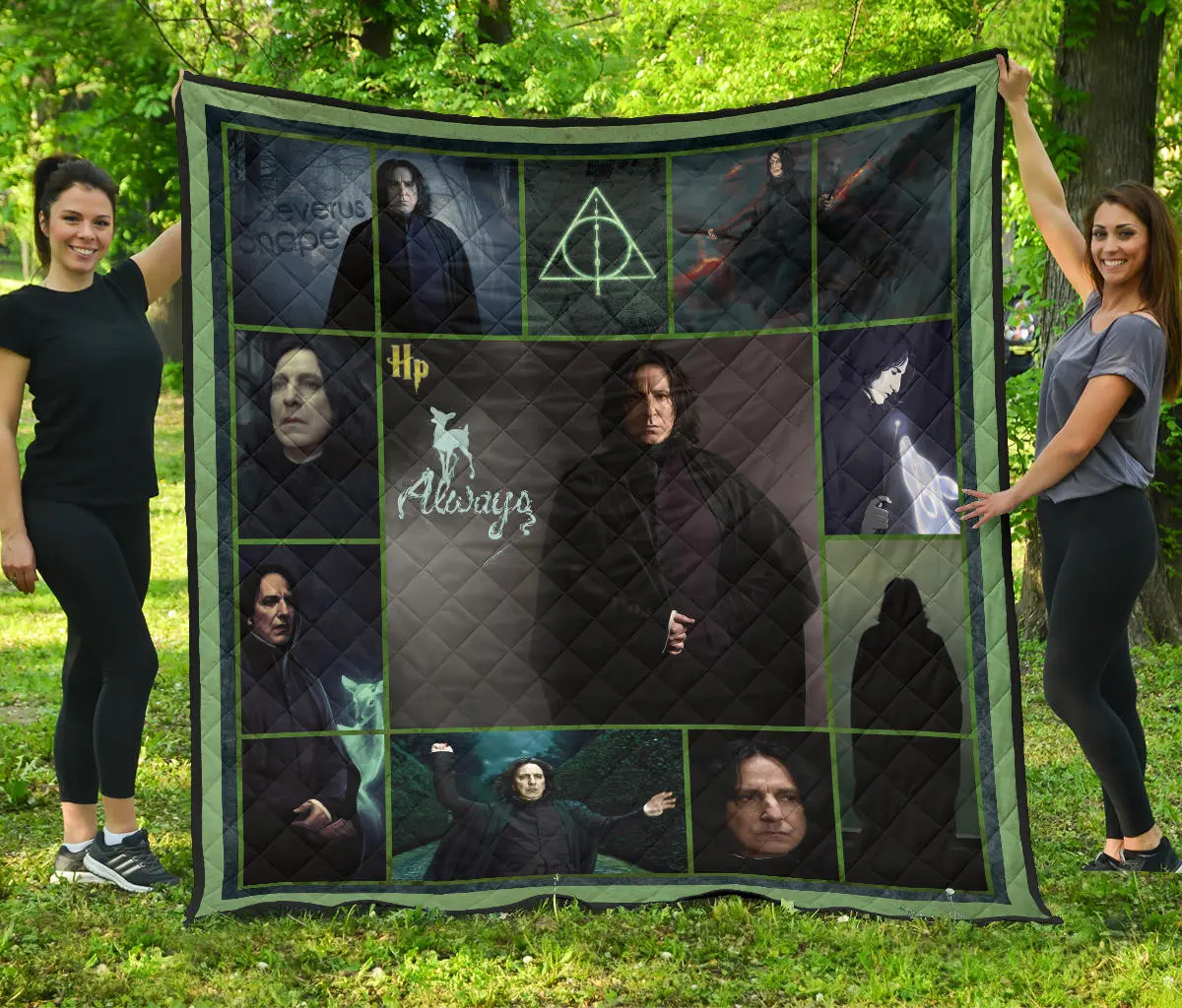 severus snape harry potter premium quilt blanket movie home decor custom for fans qlw2t