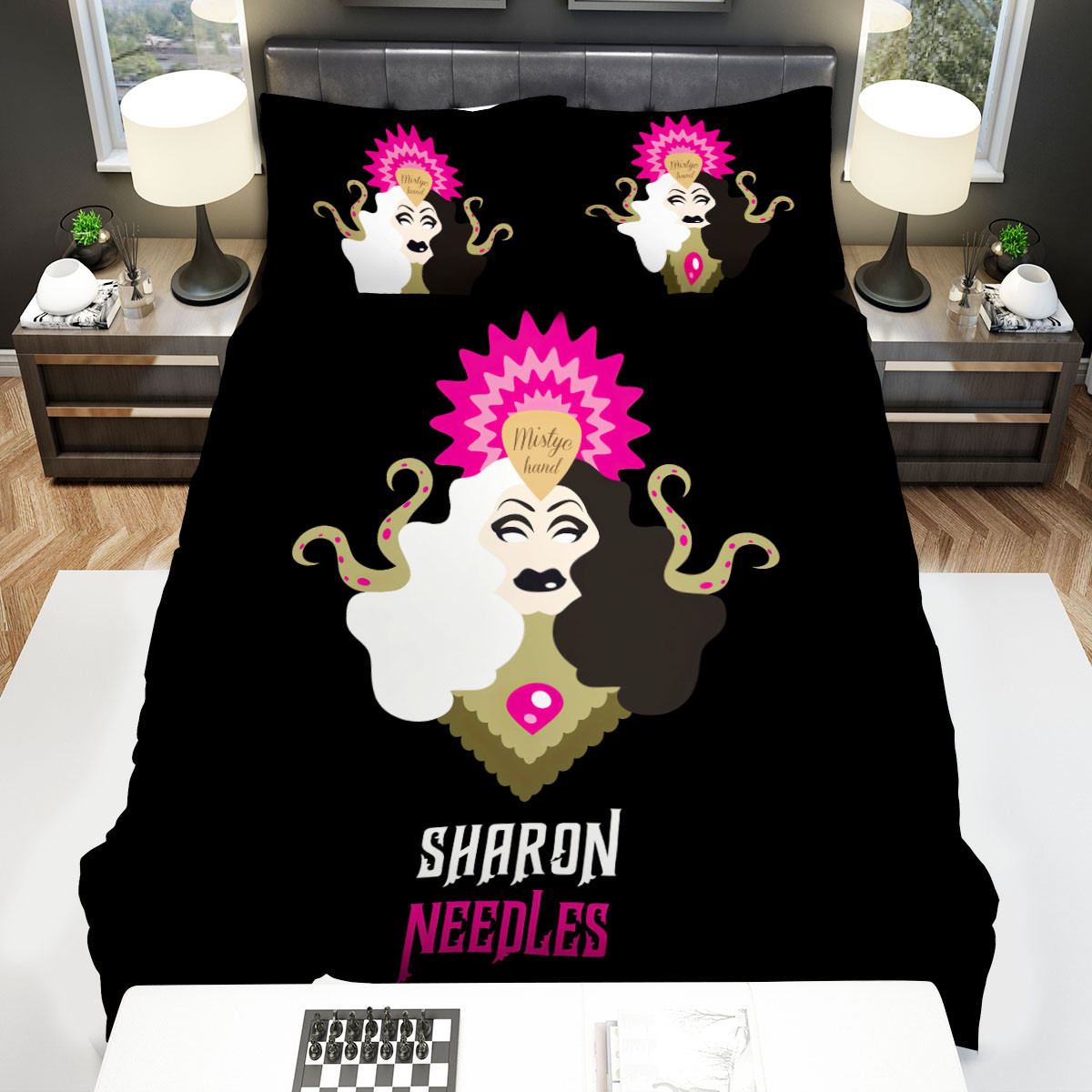 sharon needles mistyc hand art bed sheets spread comforter duvet cover bedding sets toygg