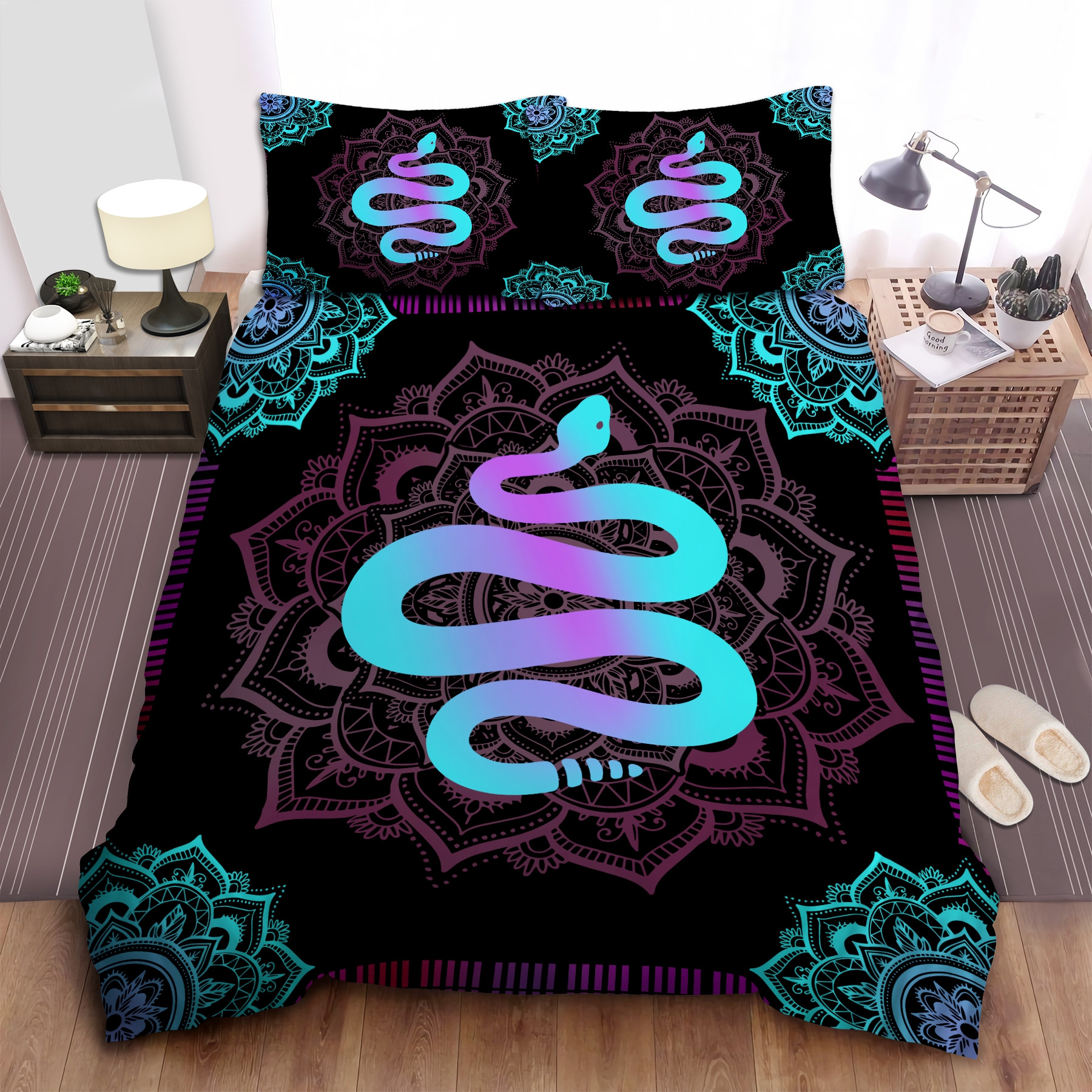 snake light color duvet cover bedroom sets comfortable bedding sets si9qd