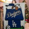 snoopy la dodgers blanket 69qbg