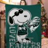 snoopy love philadelphia eagles blanket uxd2c