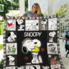 snoopy quilt blanket for fans home decor gift 2