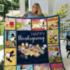 snoopy quilt blanket for fans home decor gift u