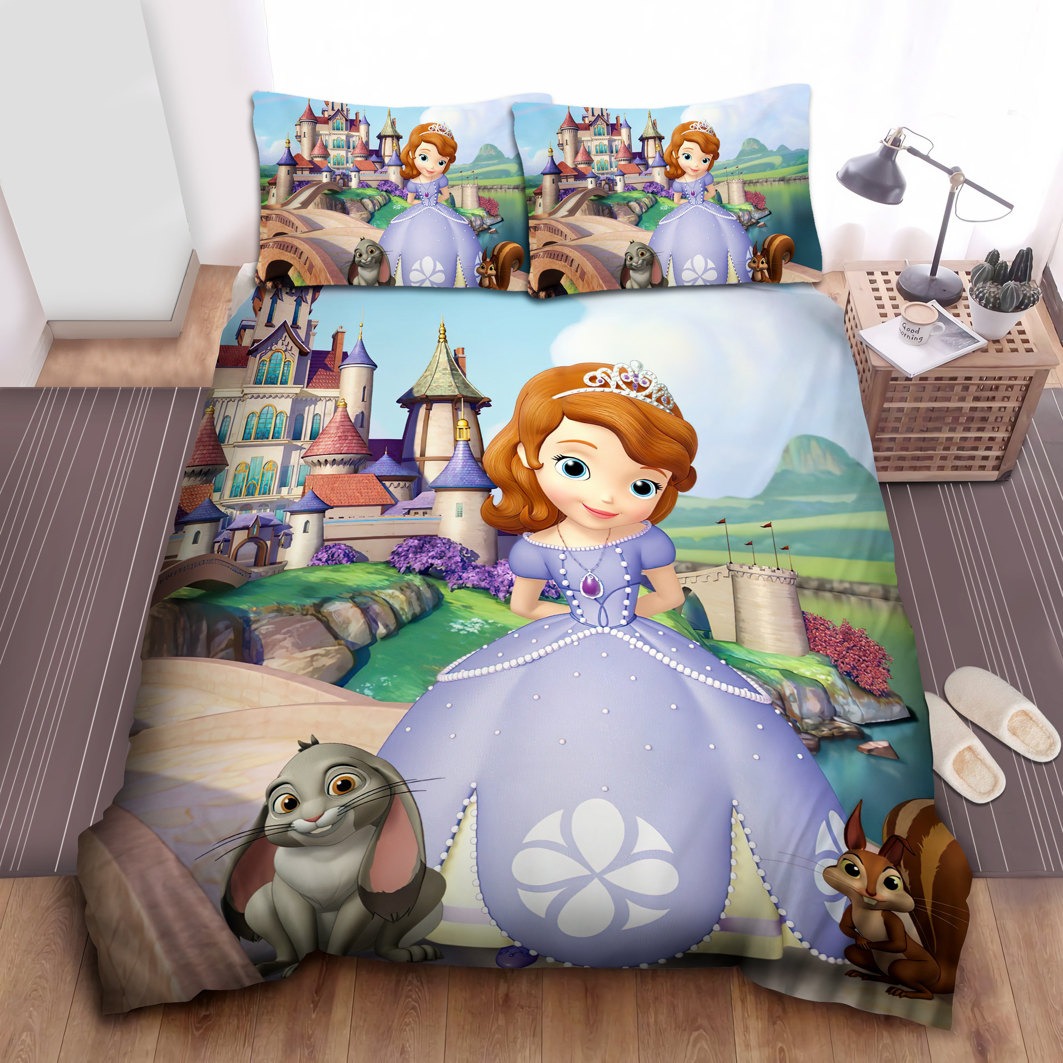 sofia the first in front of the castle duvet cover bedroom sets comfortable bedding sets drrbe