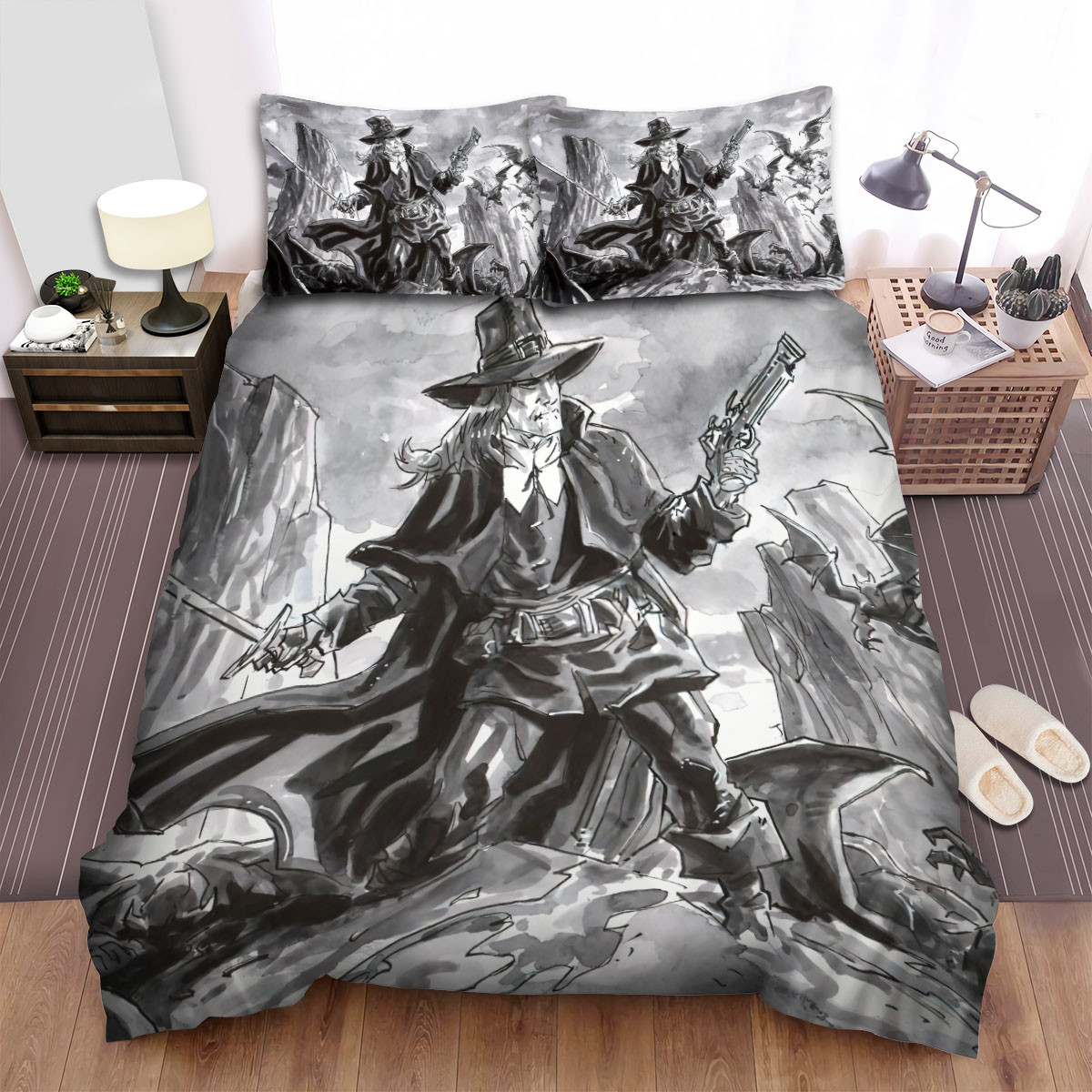 solomon kane pencil art duvet cover bedroom sets comfortable bedding sets ymchx