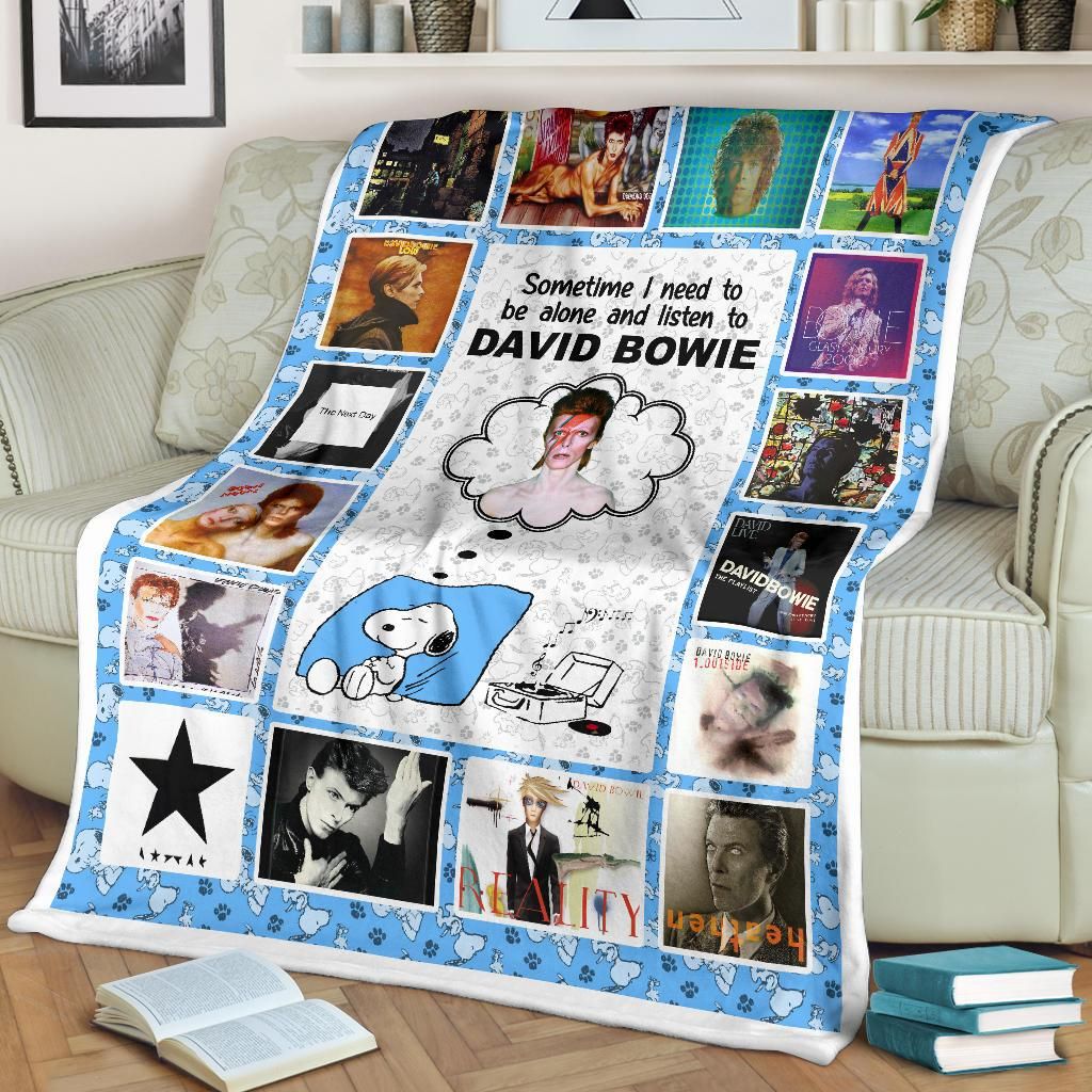 sometime i need to be alone and listen to david bowie throw blanket lfgae