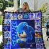 sonic quilt blanket for fans home decor gift 1a
