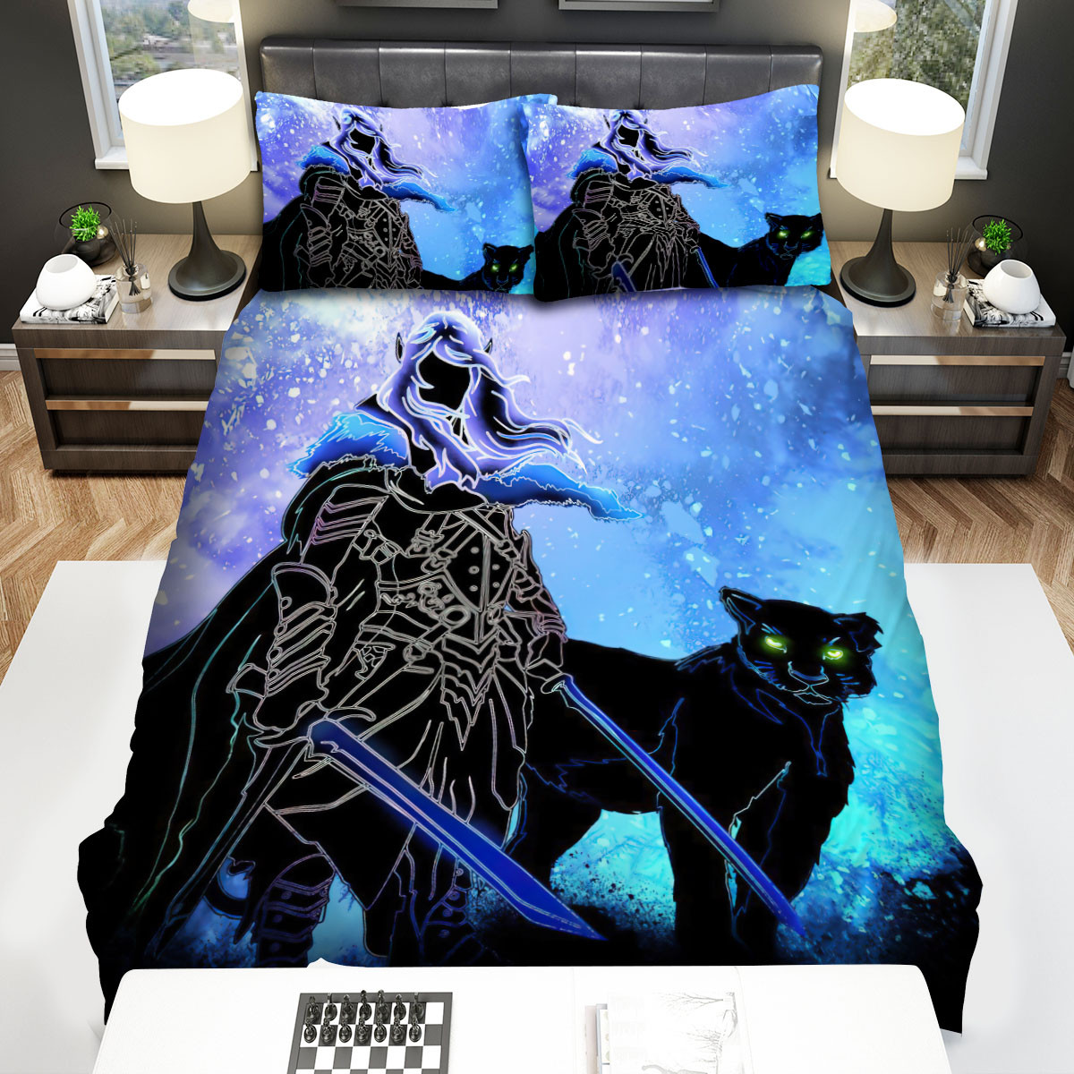 soul of heroes panther and elf duvet cover bedroom sets comfortable bedding sets 1oind