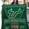 south florida bulls quilt blanket