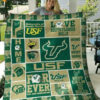 south florida bulls quilt blanket 2c