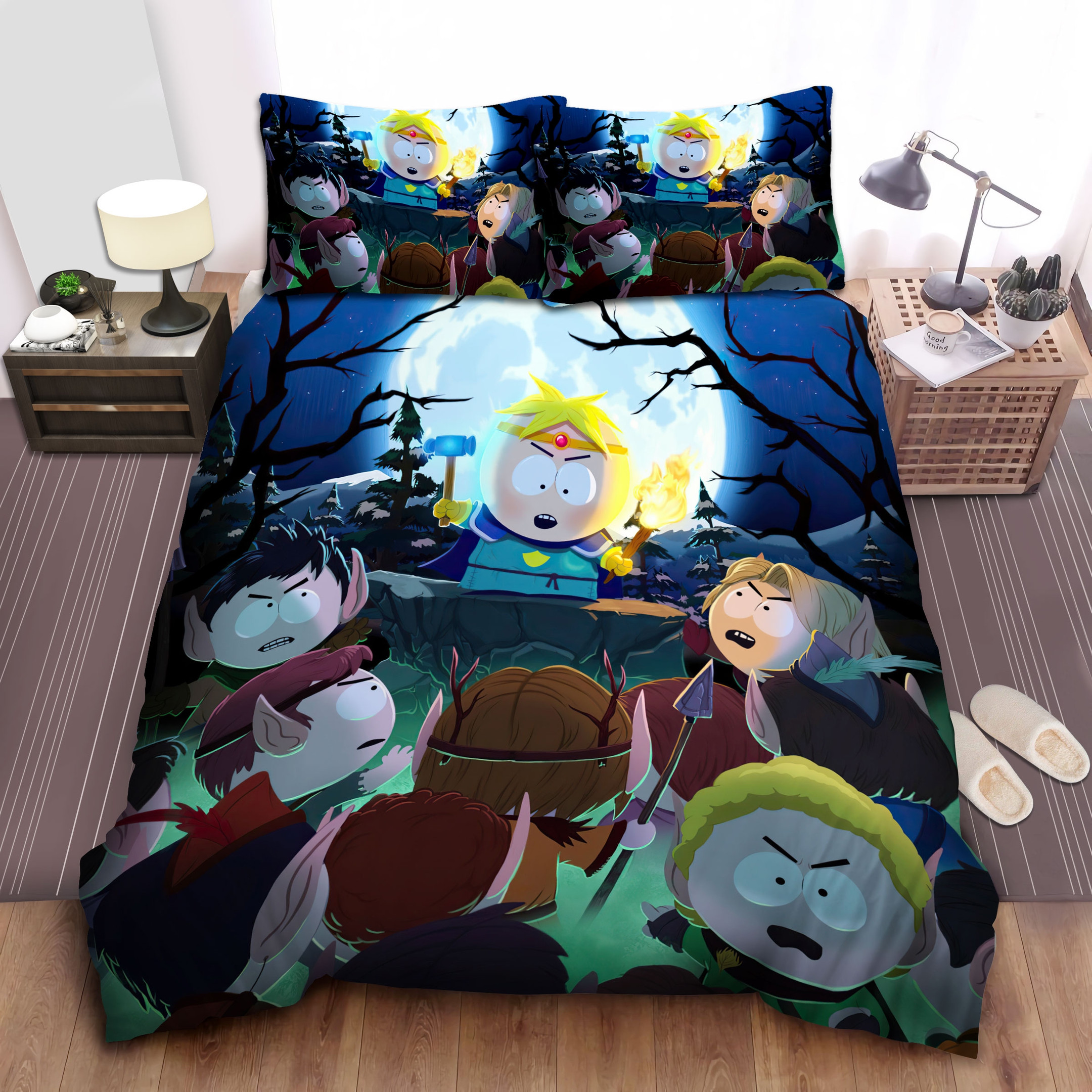 south park the stick of truth bed fighter side sheets spread comforter duvet cover bedding sets fclqj