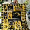 southern miss golden eagles 2 quilt blanket for fans home decor gift