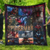 spider man miles gonzalo morales premium quilt blanket movie home decor custom for fans dbnhu